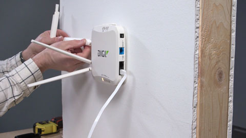 Digi EX15: Easy Installation on Sheetrock or Drop Ceiling