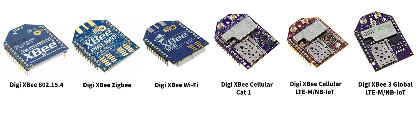 XBee evolution - XBee over the years